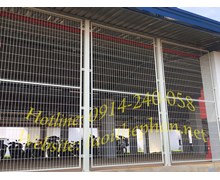 Hàng rào khung lưới nhà xe