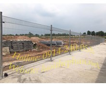 Hàng rào lưới thép bẻ đầu
