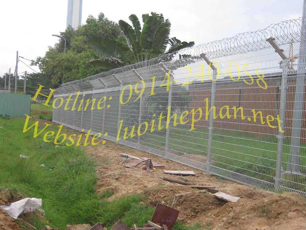 Hàng rào nghiên bẻ 2 đầu