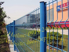 Hàng rào bắt cột trái đào