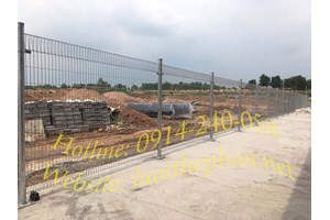 Hàng rào lưới thép bẻ đầu