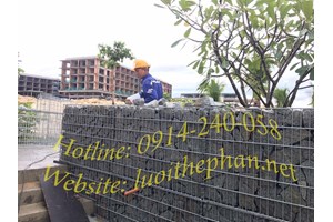 Hàng rào rọ đá lưới thép hàn